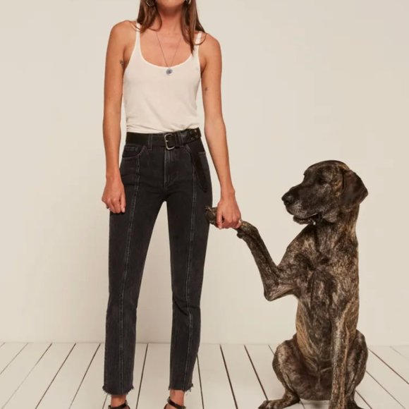 Reformation Denim - REFORMATION Petites Seamed Jean